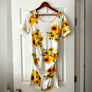Maternity Sunflower Dress